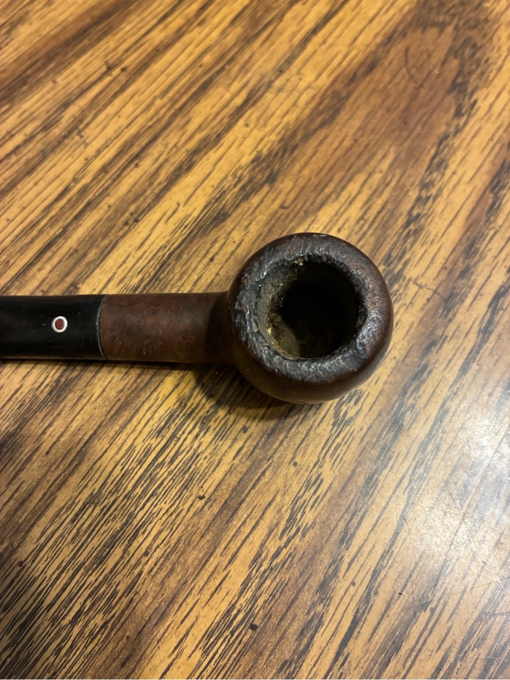 vintage tobacco smoking pipe, recognizable classic red-dot emblem - Picture 2 of 7